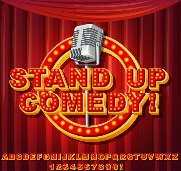 一套英文字母游戏展示风格图片下载