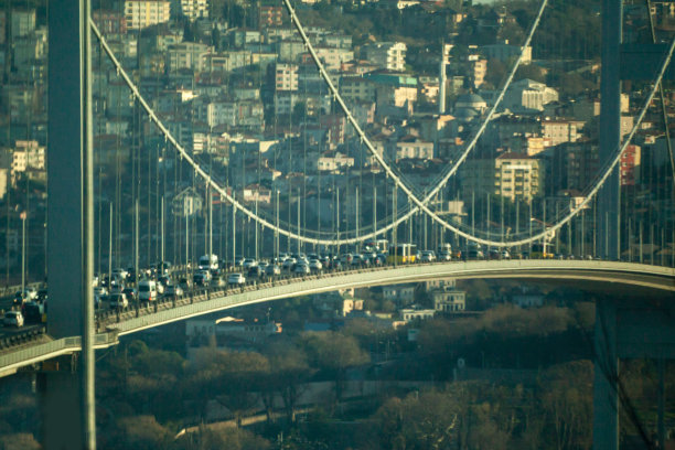 伊斯坦布尔的交通堵塞图片下载