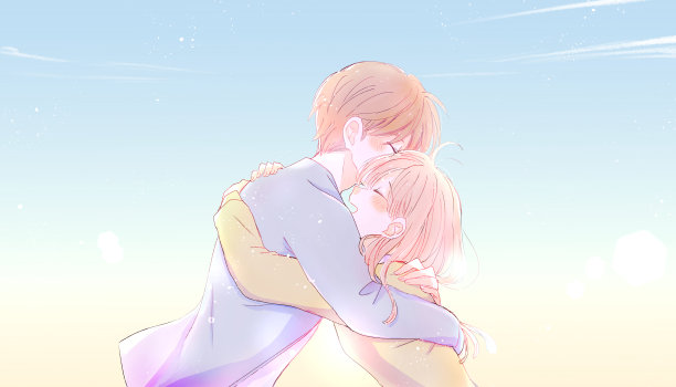 一对幸福夫妇的图解图片下载