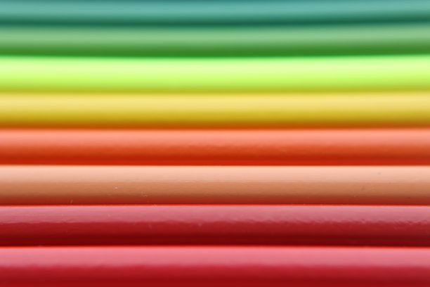 鲜艳多汁的铅笔颜色。图片下载