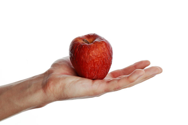 工作室里手里拿着苹果干图片下载