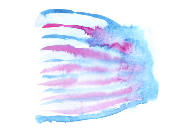 抽象的水彩条纹粉红色和蓝色图片下载