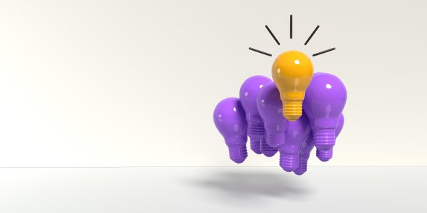 一个独特的想法灯泡图片下载