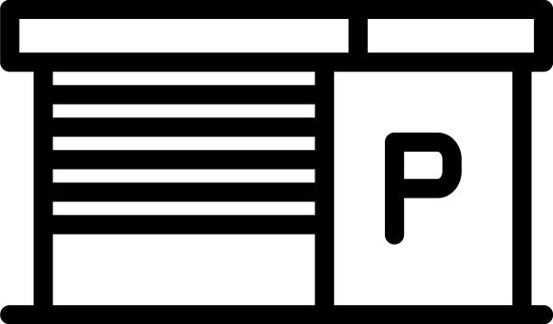 停车场图标轮廓车的地方图片下载