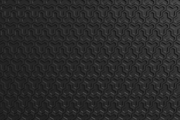 抽象黑色背景3D渲染图片下载