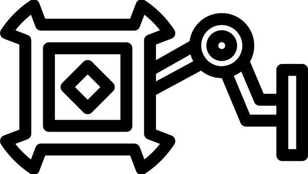 Vesa安装控制图标轮廓电视墙图片下载