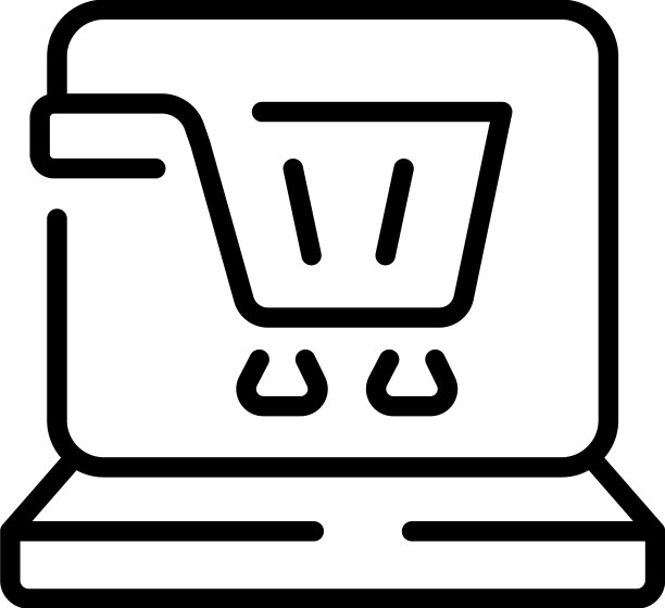 网上笔记本电脑商店图标大纲合同图片下载