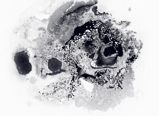 抽象的墨水纹理。流动醇墨底色图片下载