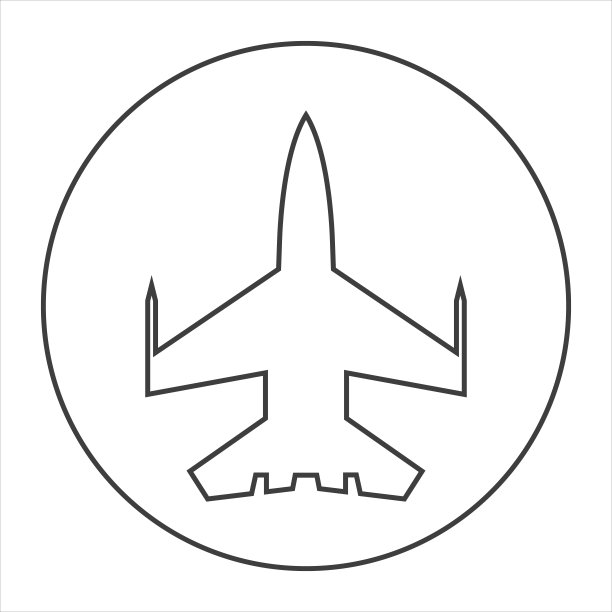 战斗机图标在白色背景。每股收益10图片下载