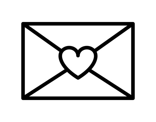 电子邮件邮件平面线图标。用于移动概念和网页设计、商店的大纲标识图片下载