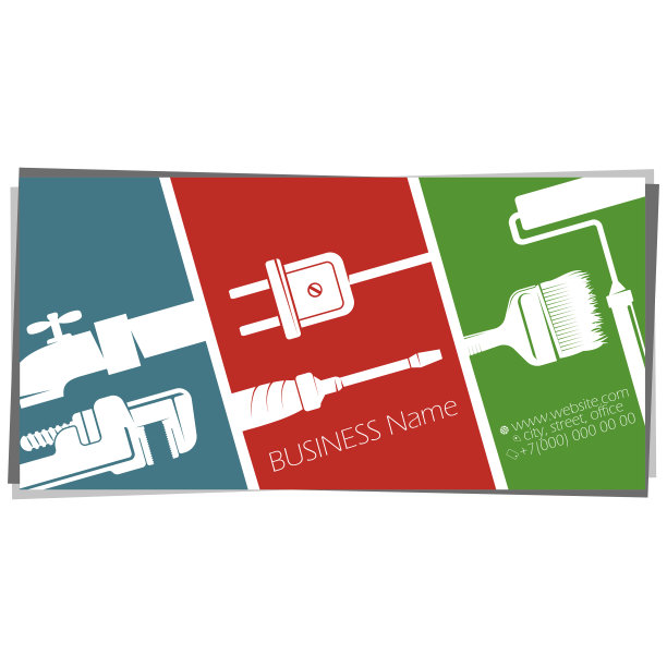 名片和维修工具图片下载