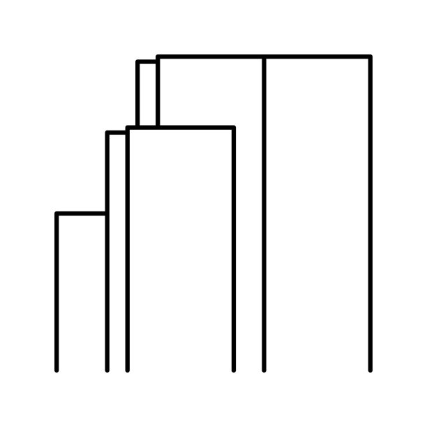 木制地板线图标矢量插图图片下载