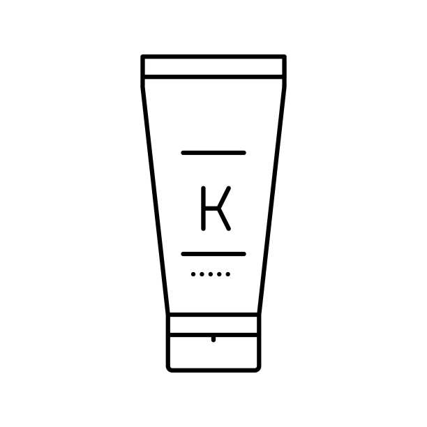 油角蛋白管线图标矢量插图图片下载