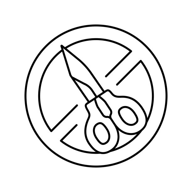 禁止吸烟的标志线图标矢量插图图片下载