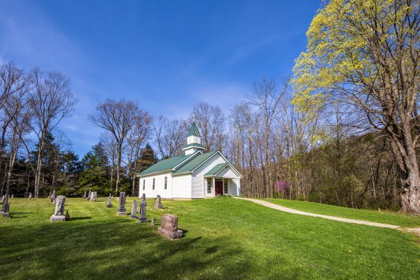 美国乡村教堂的图片下载