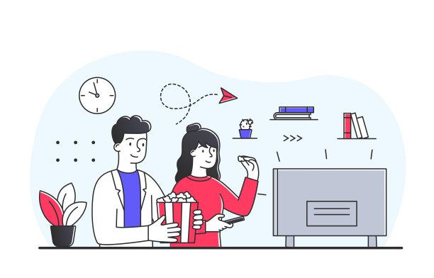 看电视新闻的人图片下载