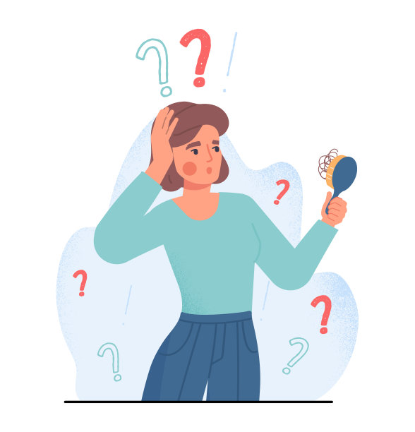 头发问题的概念图片下载