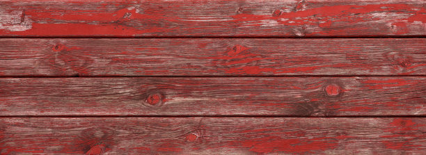 漆成红色的木板墙图片下载