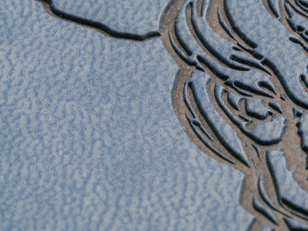 蓝色背景与抽象打印在顶部和复制空间图片下载