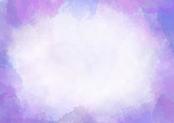 水彩抽象背景。紫色的背景与白色的飞溅。图片下载