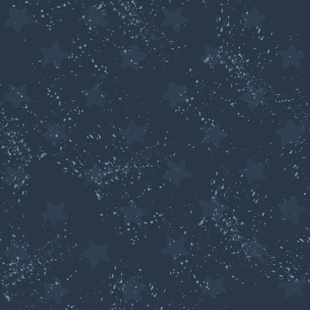 水彩无缝图案蓝色星星背景。抽象的打印。夏季壁纸、明信片、包装、布料、图案、纺织品、包装纸。图片下载