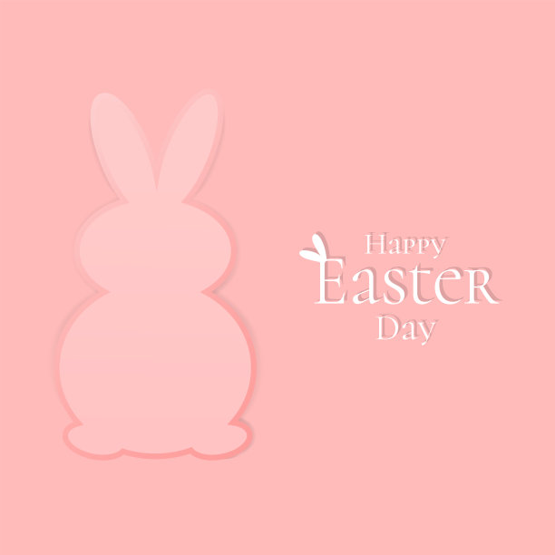 漂亮的复活节卡片。矢量插图。图片下载