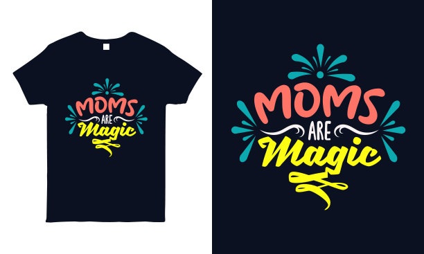 关于t恤，马克杯，不干胶标签，袋子打印的母亲的手写报价。母亲节礼物衬衫设计。图片下载