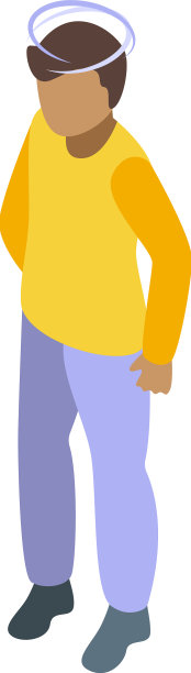 儿童病人图标等距医疗健康图片下载