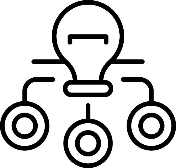 工作流理念图标轮廓工作齿轮图片下载