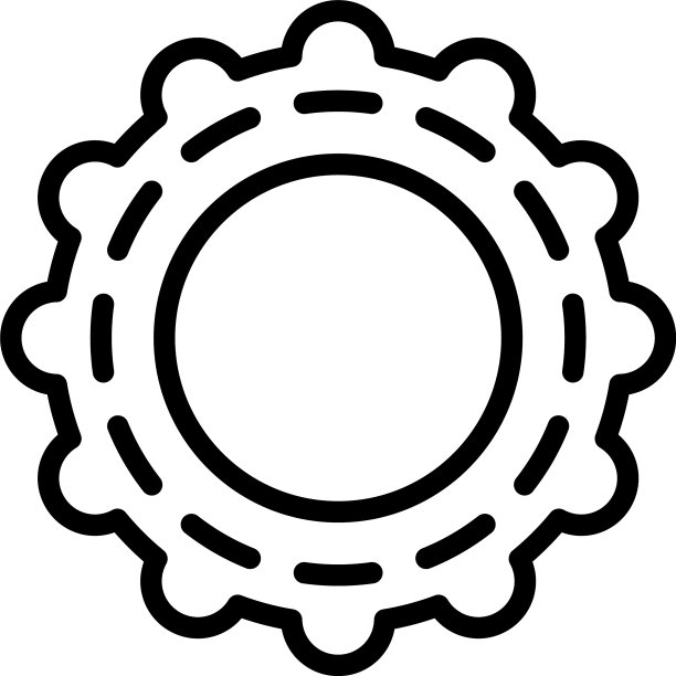 橡胶环图标轮廓宠物照顾图片下载