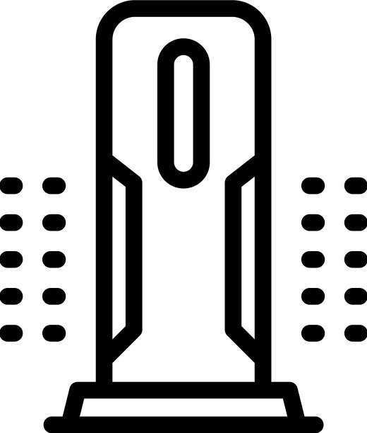 地板空气滤清器图标轮廓清洁灰尘图片下载