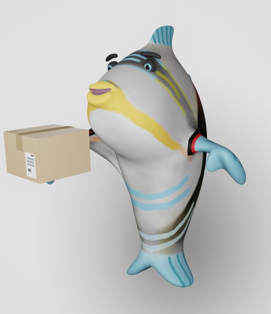 箱和鱼图片下载