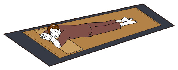 可爱男人享受高温汗蒸房图片下载