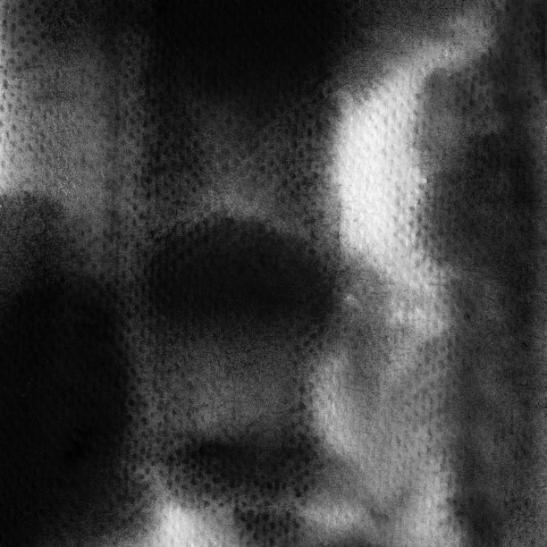 黑色水墨洗水彩背景作为正方形接近油漆纹理图片下载