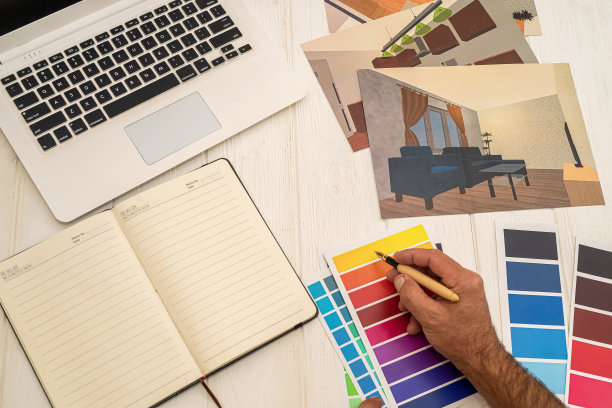 建筑设计师绘制建筑项目图纸图片下载