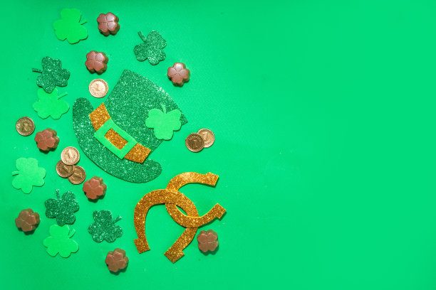 圣帕特里克平面背景图片下载