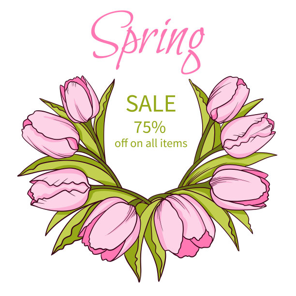 春季销售横幅图片下载