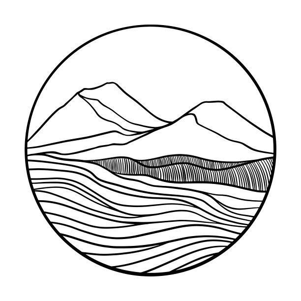 圆风景山图片下载