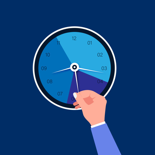 用手停止时钟的概念图片下载