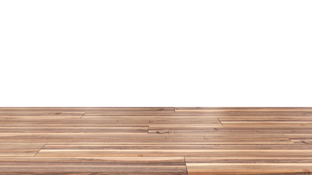 木制空桌子平台上的白色背景图片下载