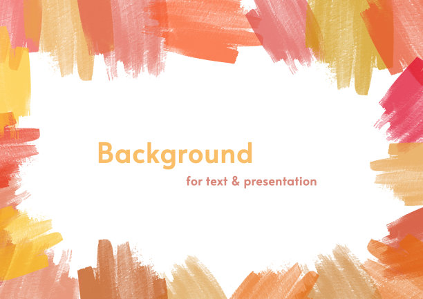 水彩抽象背景。黄色，橙色，棕色，红色和粉红色的背景图片下载