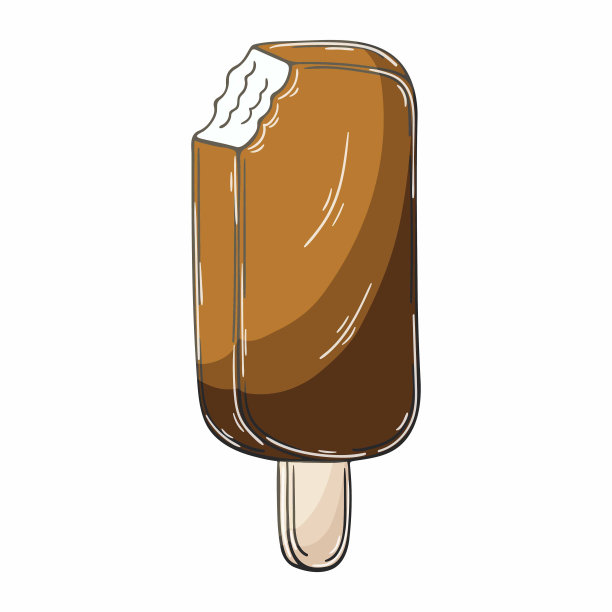 插图在手绘风格。甜品，图形元素的设计图片下载