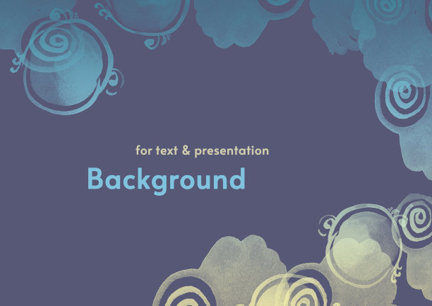 水彩抽象背景。黄色，绿色和蓝色的背景图片下载