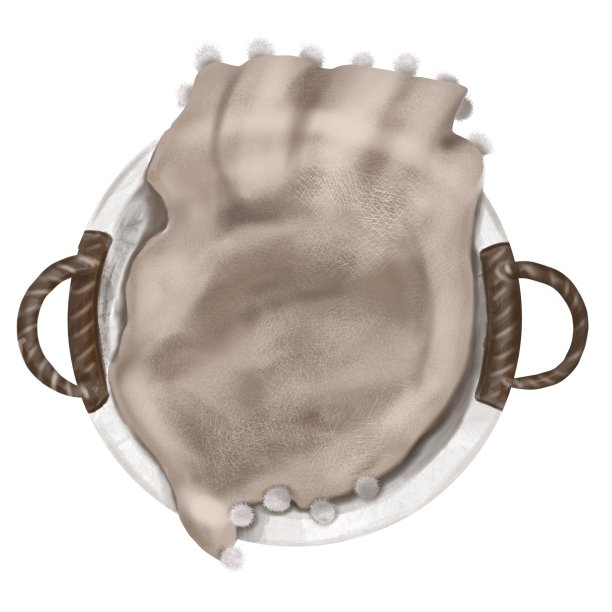 水彩插图的婴儿摇篮在顶部。儿童家具。床上的动物图片下载