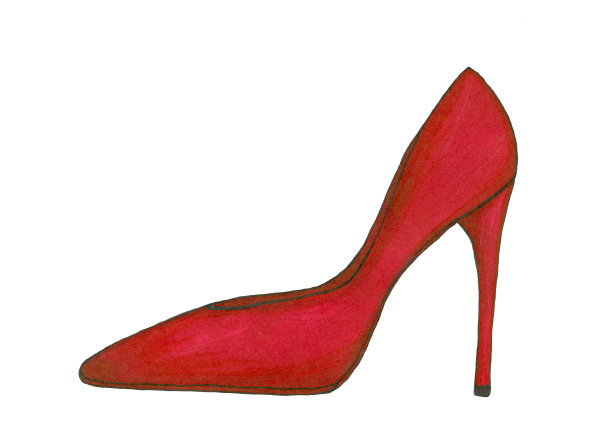 红鞋插图图片下载