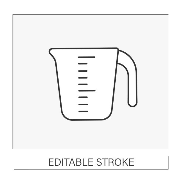 量杯线图标图片下载