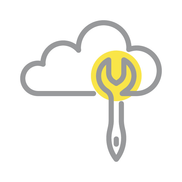 云扳手线图标图片下载