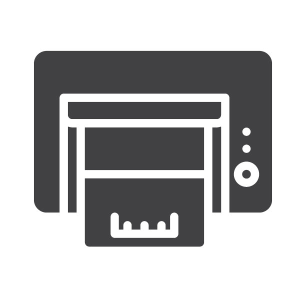 办公室打印机矢量图标图片下载
