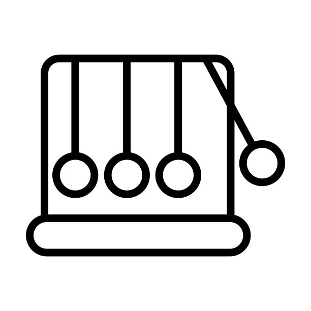 牛顿摇篮图标从教育收藏。薄线性牛顿摇篮，牛顿，摇篮轮廓图标孤立在白色背景。线矢量牛顿摇篮符号，网络和移动的符号。图片下载