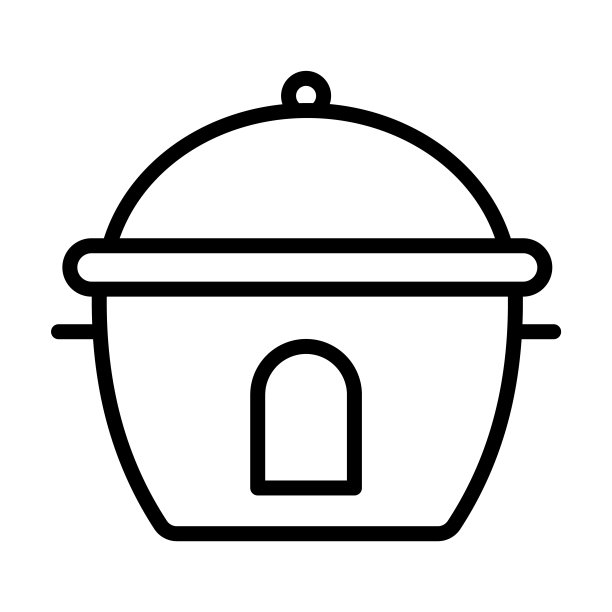 锅炉线性描边图标图片下载